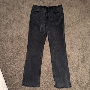 Black bootcut Express jeans